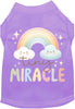 Adorable Cat or Dog Shirt for Pets Tiny Miracle