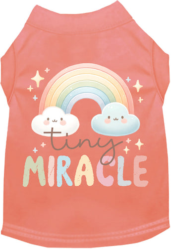 Adorable Cat or Dog Shirt for Pets Tiny Miracle