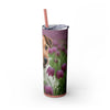 Skinny Tumbler with Straw – 20 oz Stainless Steel Cup
