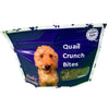 Quail Crunch Bites: Gourmet Dehydrated Dog Treats with Quail Meat & Shells | Premium Healthy Dog Treats for Training | Organic Ingredients for a Happy Palate