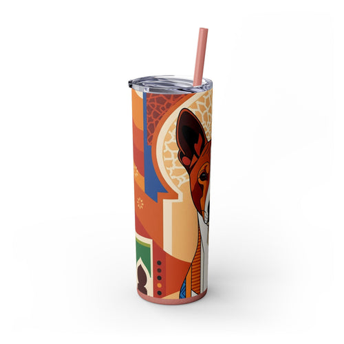 Skinny Tumbler with Straw – 20 oz Stainless Steel Cup