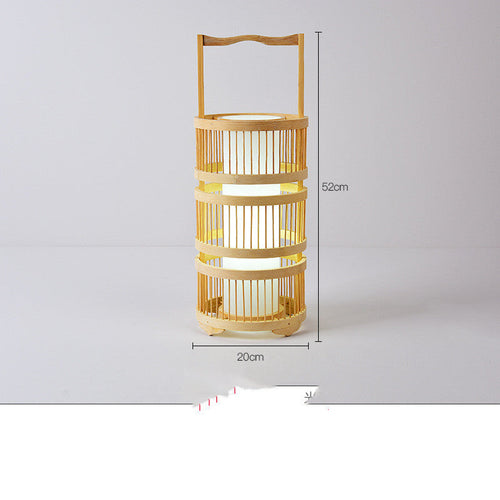 Store Bed And Breakfast Bedroom Bamboo Floor Lamp