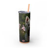 Skinny Tumbler with Straw – 20 oz Stainless Steel Cup