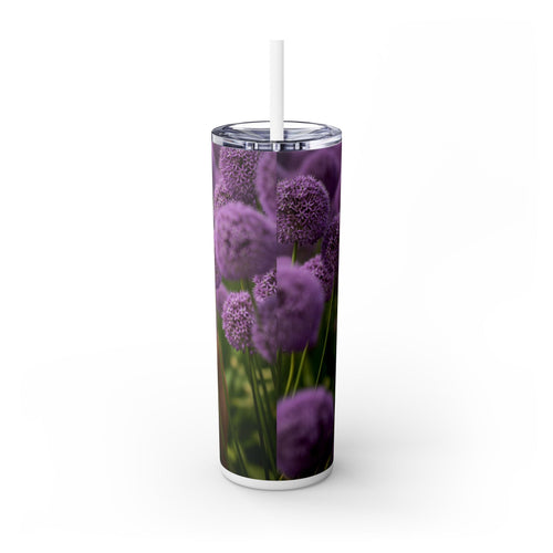 Skinny Tumbler with Straw – 20 oz Stainless Steel Cup