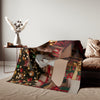 Christmas Puppy Gift Blanket