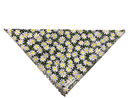 Black Daisy Bandana