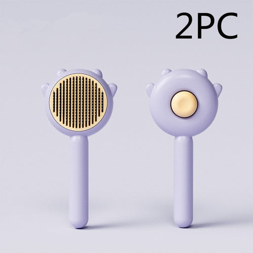 Cat Comb Massager One Tap Fur Punch Out Feature