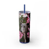 Skinny Tumbler with Straw – 20 oz Stainless Steel Cup