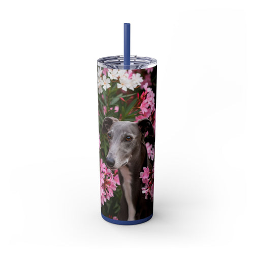 Skinny Tumbler with Straw – 20 oz Stainless Steel Cup