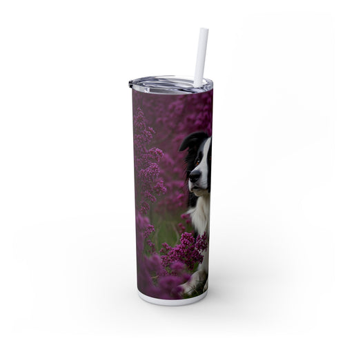 Skinny Tumbler with Straw – 20 oz Stainless Steel Cup