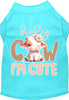 Adorable Cat or Dog Shirt for Pets Holy Cow, I'm Cute