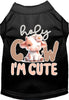 Adorable Cat or Dog Shirt for Pets Holy Cow, I'm Cute