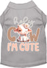 Adorable Cat or Dog Shirt for Pets Holy Cow, I'm Cute
