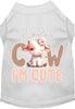Adorable Cat or Dog Shirt for Pets Holy Cow, I'm Cute