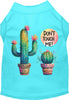 Adorable Cat or Dog Shirt for Pets Don't Touch Me Cactus
