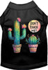 Adorable Cat or Dog Shirt for Pets Don't Touch Me Cactus