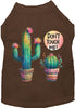 Adorable Cat or Dog Shirt for Pets Don't Touch Me Cactus