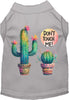 Adorable Cat or Dog Shirt for Pets Don't Touch Me Cactus