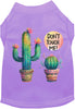 Adorable Cat or Dog Shirt for Pets Don't Touch Me Cactus