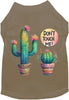 Adorable Cat or Dog Shirt for Pets Don't Touch Me Cactus