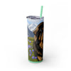 Skinny Tumbler with Straw – 20 oz Stainless Steel Cup