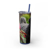 Skinny Tumbler with Straw – 20 oz Stainless Steel Cup