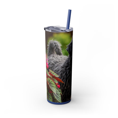 Skinny Tumbler with Straw – 20 oz Stainless Steel Cup