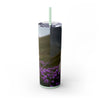 Skinny Tumbler with Straw – 20 oz Stainless Steel Cup