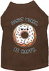 Adorable Cat or Dog Shirt for Pets Donut Worry, Be Happy