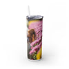 Skinny Tumbler with Straw – 20 oz Stainless Steel Cup