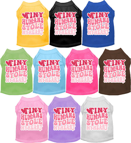 Adorable Cat or Dog Shirt for Pets Tiny Humans Stole My Heart
