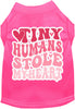 Adorable Cat or Dog Shirt for Pets Tiny Humans Stole My Heart