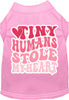 Adorable Cat or Dog Shirt for Pets Tiny Humans Stole My Heart