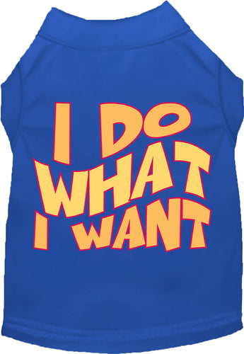 Adorable Cat or Dog Shirt for Pets I Do What I Want