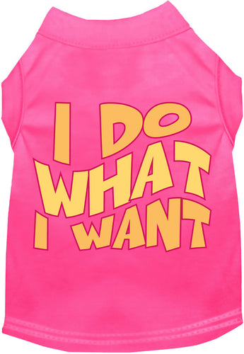 Adorable Cat or Dog Shirt for Pets I Do What I Want