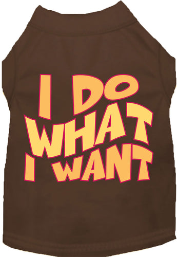 Adorable Cat or Dog Shirt for Pets I Do What I Want