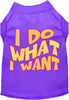 Adorable Cat or Dog Shirt for Pets I Do What I Want