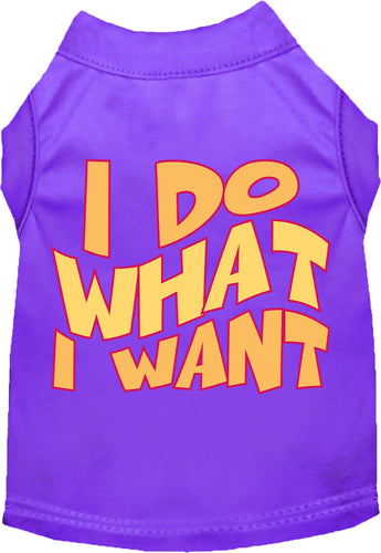 Adorable Cat or Dog Shirt for Pets I Do What I Want