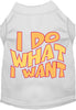 Adorable Cat or Dog Shirt for Pets I Do What I Want