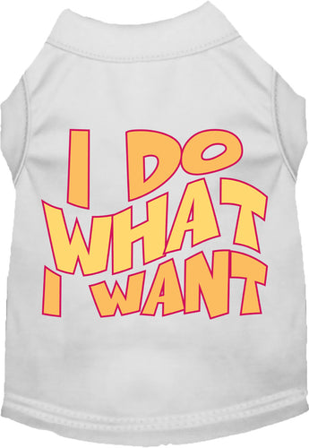 Adorable Cat or Dog Shirt for Pets I Do What I Want