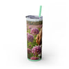 Skinny Tumbler with Straw – 20 oz Stainless Steel Cup