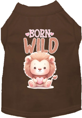 Adorable Cat or Dog Shirt for Pets Born Wild