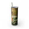 Skinny Tumbler with Straw – 20 oz Stainless Steel Cup