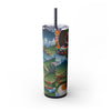 Skinny Tumbler with Straw – 20 oz Stainless Steel Cup