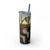 Skinny Tumbler with Straw – 20 oz Stainless Steel Cup