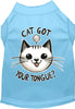 Adorable Cat or Dog Shirt for Pets Cat Got Your Tongue