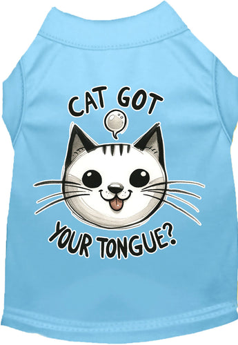 Adorable Cat or Dog Shirt for Pets Cat Got Your Tongue