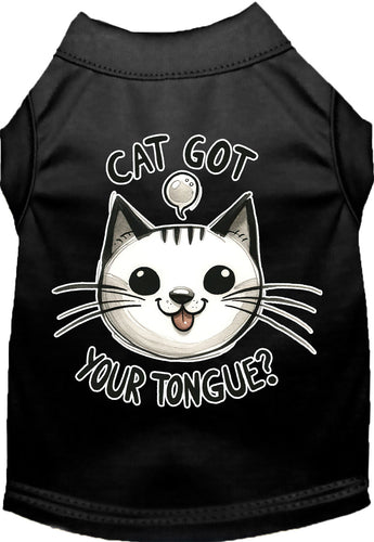 Adorable Cat or Dog Shirt for Pets Cat Got Your Tongue