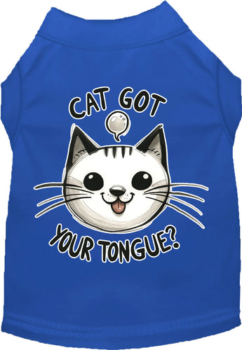 Adorable Cat or Dog Shirt for Pets Cat Got Your Tongue
