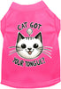 Adorable Cat or Dog Shirt for Pets Cat Got Your Tongue